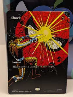 Shock - #27 Foil (Borderless) Spider-Man Marvel Universe Eternal-Legal MTG - NM - Image 1