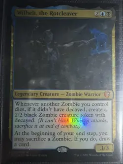 Wilhelt, the Rotcleaver Commander: Innistrad: Midnight Hunt Foil - Image 1