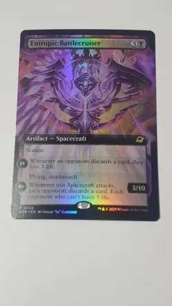 Entropic Battlecruiser (Extended Art) Edge of Eternities Foil - Image 2