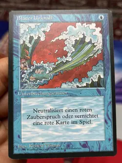 German FBB • Blue Elemental Blast • Pack Fresh • Mtg (1769) - Image 1