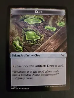 MTG Clue Token 0017 Murders at Karlov Manor Token 0017 NM - Image 1