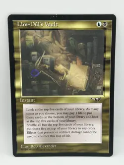 Lim-Dul's Vault - Alliances, Black Border - Magic the Gathering MTG - LP/NM - Image 1