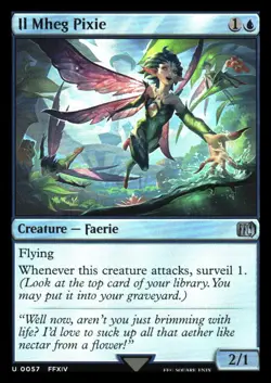 ll Mheg Pixie FOIL Final Fantasy MTG NM+ - Image 1