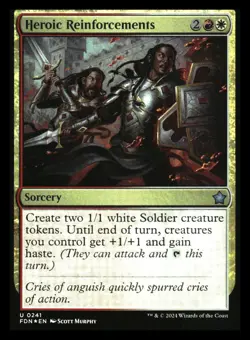 Heroic Reinforcements (foil) Foundations - Image 1