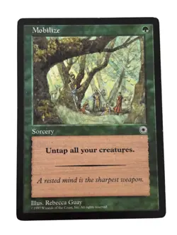 MTG Magic Mobilize Portal Light Play LP - Image 1