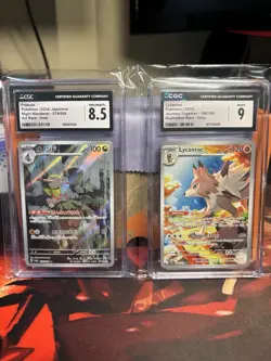 Pokemon and One Piece card lot (14 cards total) - Image 2