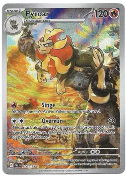 Pyroar 200/193 Sv02: Paldea Evolved Holo Pokemon TCG Illustration Rare - NM - Image 1
