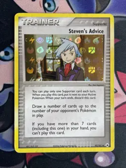 Steven's Advice EX Hidden Legends 92/101 Reverse Holo Pokemon TCG Mp - Image 1