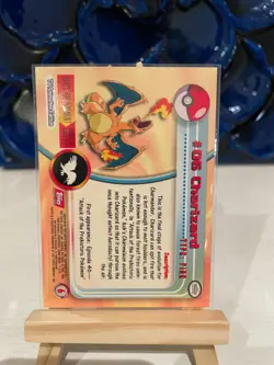 1999 Pokemon T.V. Charizard #6 Base Set Topps Series Non-Holo - Image 2