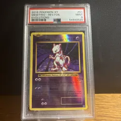 2016 Pokemon XY Evolutions MEWTWO #51 PSA 9 - Image 1