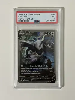 Pokemon 2022 Lugia V 186/195 Alt Art Silver Tempest PSA 9 - Image 5
