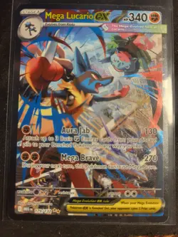 Mega Lucario ex 179/132 - Pokemon TCG Mega Evolution Holo SIR PACK FRESH NM/M - Image 1