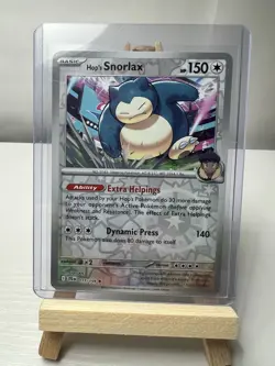 2025 Pokemon Hop’s Snorlax 117/159 Reverse Holo- Journey Together (C) - Image 1