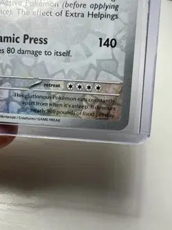 2025 Pokemon Hop’s Snorlax 117/159 Reverse Holo- Journey Together (C) - Image 5