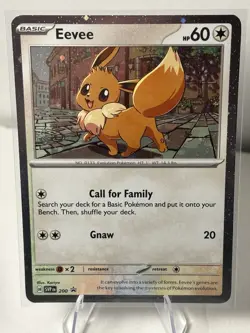Eevee #200 Scarlet & Violet Black Star Promo Holo Pokemon - Image 1