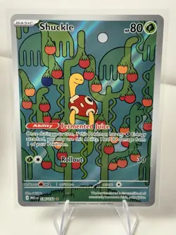 Pokemon TCG Shuckle 136/132 Mega Evolution Full Art IR Illustration Rare - Image 1