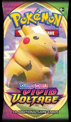 Vivid Voltage Booster Pack Random Art New Sealed Pokemon TCG - Image 1
