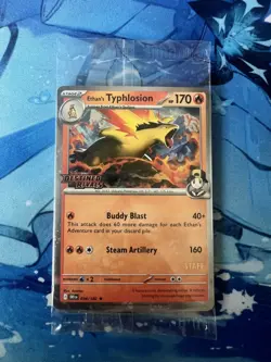 Pokemon TCG - Destined Rivals Prerelease Staff Promos Set of 4 - SEALED - Image 1