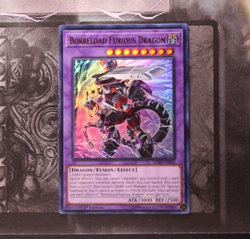 Yu-Gi-Oh TCG Borreload Furious Dragon SDRR-EN042 Ultra Rare 1st Edition NM - Image 1
