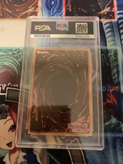 2016 Yugioh OP01-EN003 Masked HERO Dark Law Ultimate Rare PSA 9 Mint - Image 2