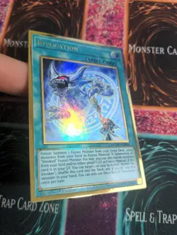 Yu-Gi-Oh! Invocation MGED-EN044 1st Edition Premium Gold Rare NM - Image 2