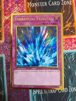 Yu-Gi-Oh! Torrential Tribute MGED-EN052 Premium Gold Rare 1st Edition NM a1/ - Image 1