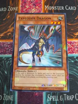 Yu-Gi-Oh! Exploder Dragon YS15-ENL12 Shatterfoil 1st Edition Near Mint - Image 1
