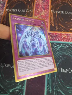 Yu-Gi-Oh! Krystal Avatar MVP1-ENG11 Gold Rare 1st Edition Near Mint - Image 2