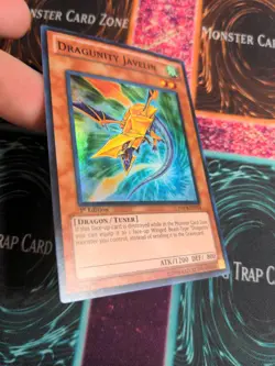 Yu-Gi-Oh! Dragunity Javelin HA04-EN014 1st Edition Super Rare NM - Image 2