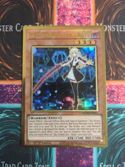 Yu-Gi-Oh! Sky Striker Ace - Raye MGED-EN017 1st Edition Premium Gold Rare NM - Image 1