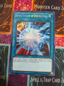 Yu-Gi-Oh! Burst Stream of Destruction LCKC-EN025 Secret Rare 1st Edition NM - Image 1