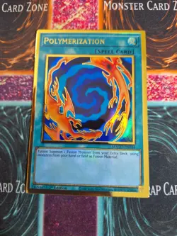Yu-Gi-Oh! TCG Polymerization MAGO-EN044 Premium Gold Rare 1st Edition Near Mint - Image 1