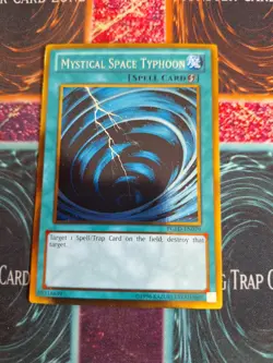 Yu-Gi-Oh! Mystical Space Typhoon PGLD-EN079 Gold Rare Unlimited Near Mint a1/ - Image 1