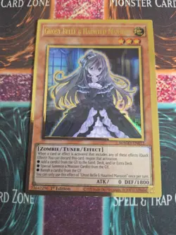 Yu-Gi-Oh! Ghost Belle & Haunted Mansion MAGO-EN012 Premium Gold 1st Edition NM - Image 1