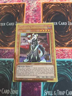 Yu-Gi-Oh! Chamber Dragonmaid MGED-EN022 Premium Gold Rare 1st Edition NM - Image 1