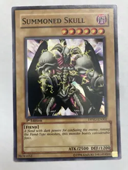 Summoned Skull DPYG-EN002 Duelist Pack: Yugi 1st Edition Super Rare LP - Image 1
