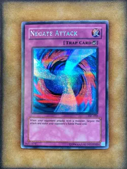 Yugioh Negate Attack TSC-003 Parallel Secret Rare Promo LP - Image 1