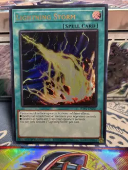 3X- Lightning Storm Ultra Rare RA01-EN061 25th Anniversary Rarity Collection 1st - Image 3