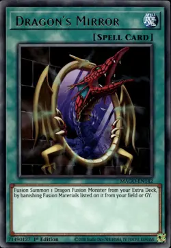 Dragon's Mirror 1st Edition Rare Gold MAGO-EN142 Yu-Gi-Oh! - Image 1