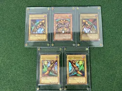Yugioh TCG Exodia The Forbidden One LOB-E First Edition Complete Set ***READ*** - Image 1