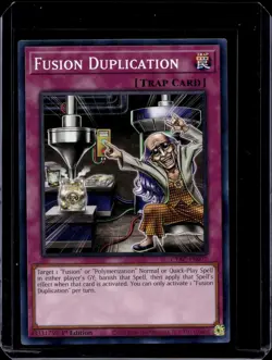 Yugioh - Fusion Duplication (Common) (1st Edition) - CYAC-EN077 NM - Image 1