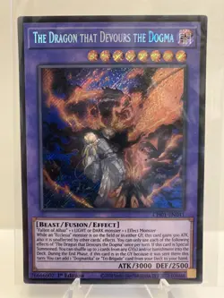 Yu-Gi-Oh! The Dragon that Devours the Dogma CH01-EN041 * Secret Rare * 1st Ed NM - Image 1