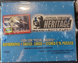 2004 Topps Star Wars Heritage Trading Cards Movie Photo Cards Sealed Hobby Box - Image 3