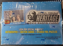 2004 Topps Star Wars Heritage Trading Cards Movie Photo Cards Sealed Hobby Box - Image 4