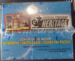 2004 Topps Star Wars Heritage Trading Cards Movie Photo Cards Sealed Hobby Box - Image 5