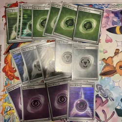 Pokemon TCG Basic Energy Holo Mixed Lot See Description All NM Modern Era Cards - Image 1