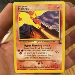 Moltres - 21 - Pokemon Wizards Black Star Promo Card Movie 2000 LP+ - Image 1