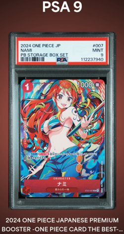PSA 9 Nami ST01-007 C Storage Box Set Promo Japanese ONE PIECE Card Game - Image 1