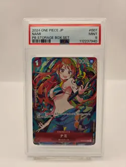 PSA 9 Nami ST01-007 C Storage Box Set Promo Japanese ONE PIECE Card Game - Image 3