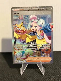 Iono 269/193 Sv02: Paldea Evolved Pokemon SIR Holo Card English NM - Image 1